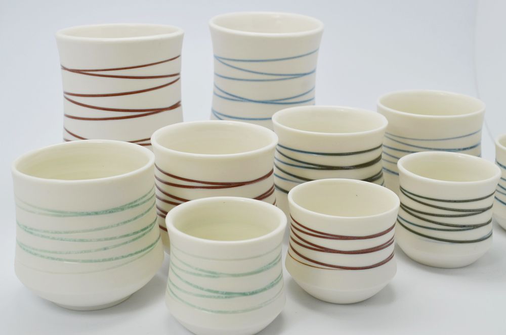 Ceramic - Spirale coffee cups - OZECLORE