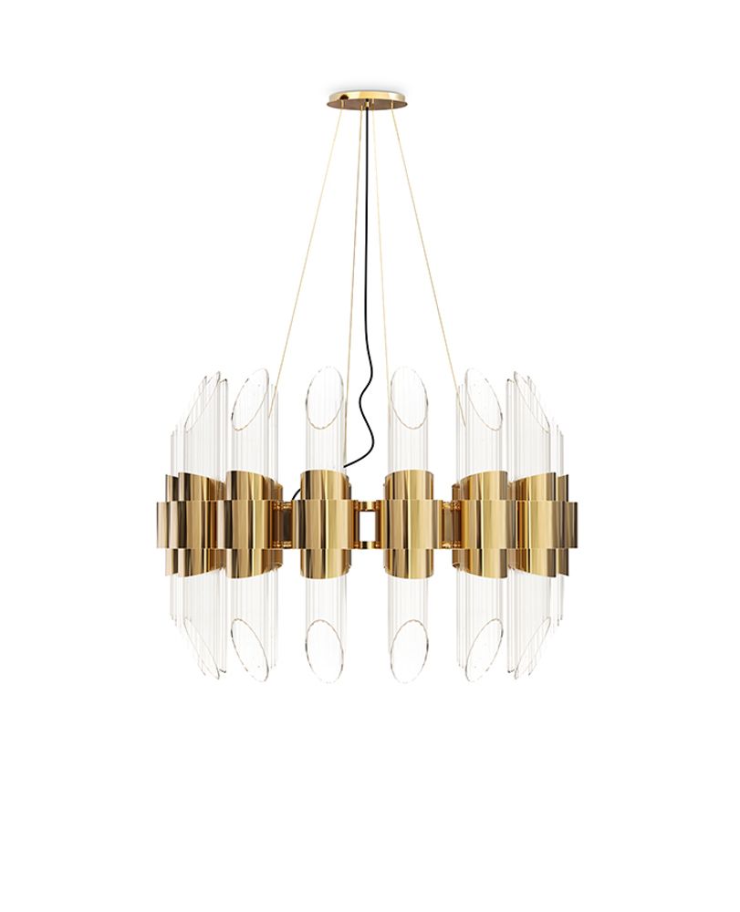 Ceiling lights - TYCHO ROUND SUSPENSION - LUXXU