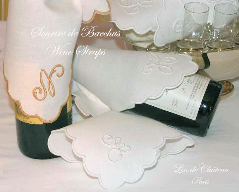 Homewear - WINE STRAP - LINHO DO CASTELO - LIN DE CHATEAU