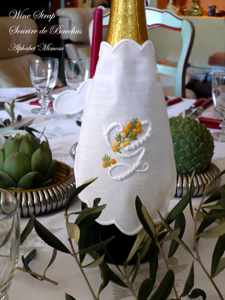 Homewear - WINE STRAP - LINHO DO CASTELO - LIN DE CHATEAU
