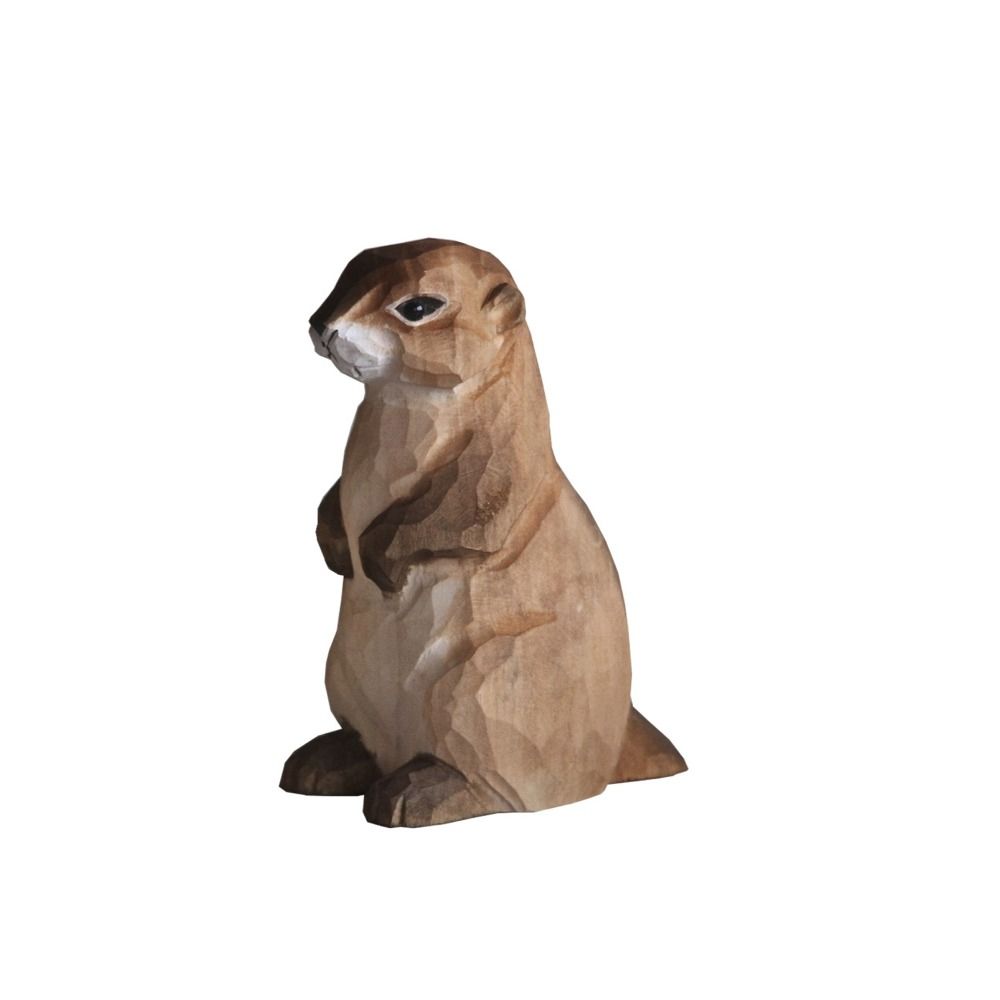 Sculptures, statuettes et miniatures - Couple de marmottes couchées - LES SCULPTEURS DU LAC
