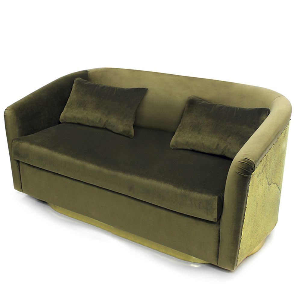 Small sofas - EARTH 2 Seat Sofa - BRABBU DESIGN FORCES