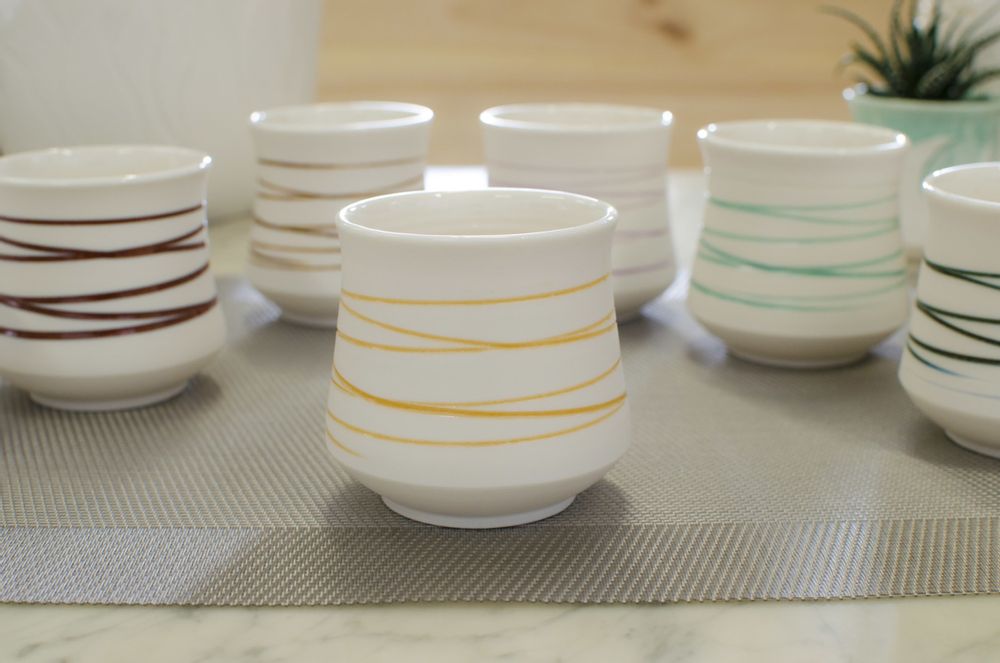 Ceramic - Spirale coffee cups - OZECLORE