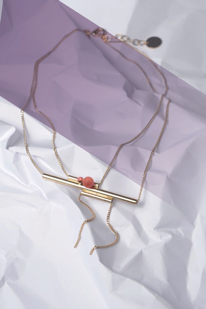 Jewelry - BUBBLE SHORT NECKLACE - LINAPOUM