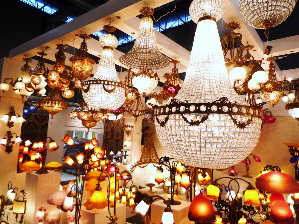 Art glass - Montgolfiere Chandelier - TIEF