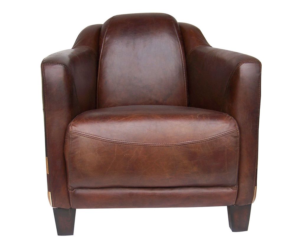 Fauteuils - Fauteuil L'Américain en cuir et drapeau US - Confort et style unique - JP2B DECORATION