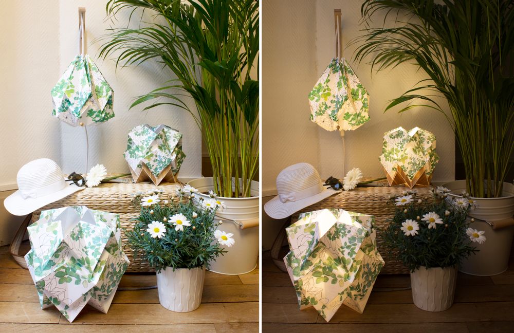 Objets de décoration - Suspension HANAHI - Nouvelle Collection PRINTEMPS - 2017 - TEDZUKURI ATELIER