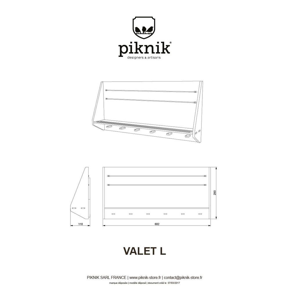 Autres décorations murales - VALET L - PIKNIK