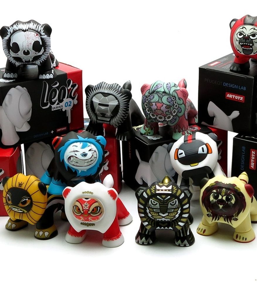 Sculptures, statuettes and miniatures - Léo'z Series 2 - Artoyz Originals x Peugeot Design Lab - ARTOYZ