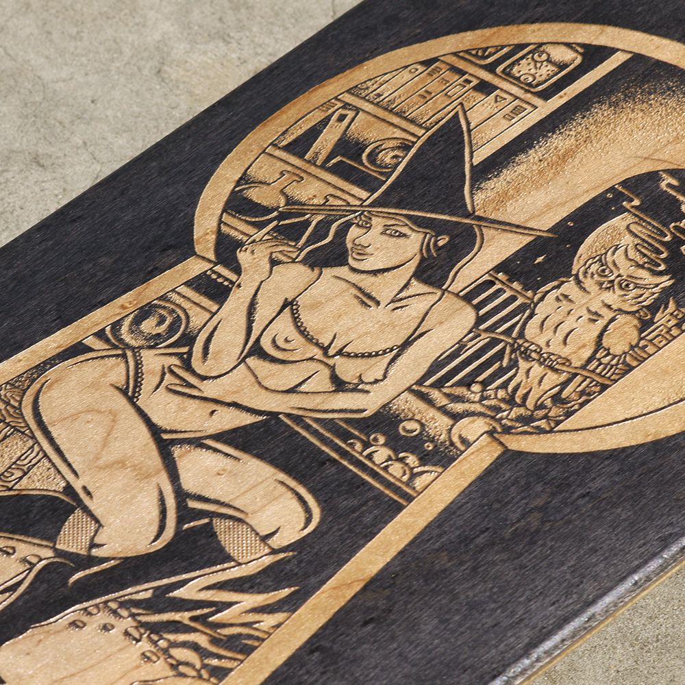 Decorative objects - Laser engraved skateboards - Le Shape x Chopping Jerks - LE SHAPE SKATEBOARDS