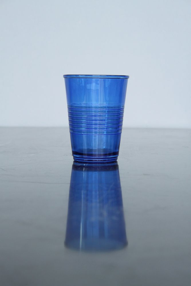 Verres - Gobelet verre bleu - CHEHOMA