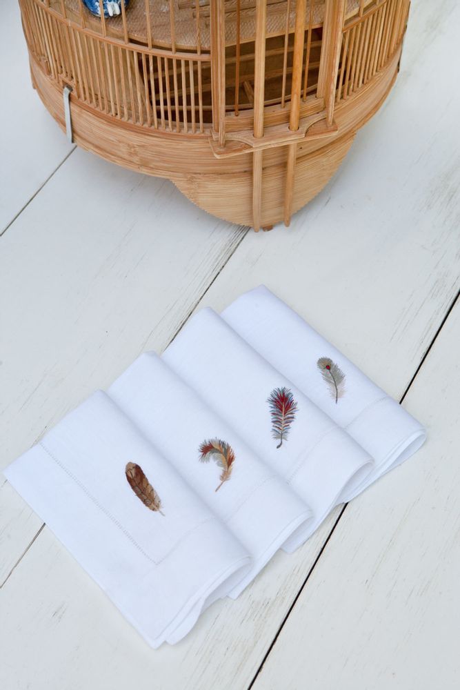Sets de table - LES PLUMES - NAPKING BY BELLAVIA