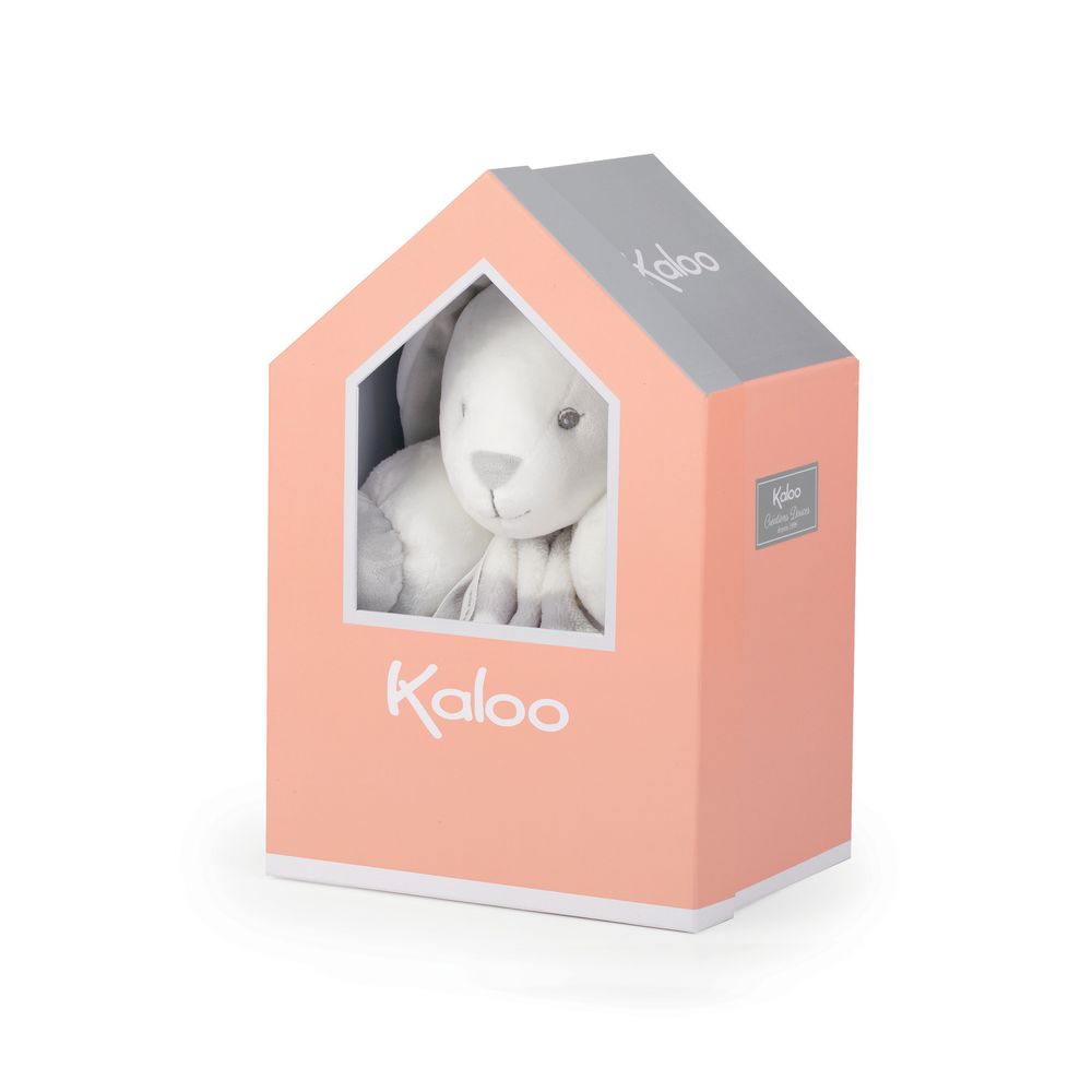 Soft toy - Chubby Rabbit Grey & Cream - KALOO