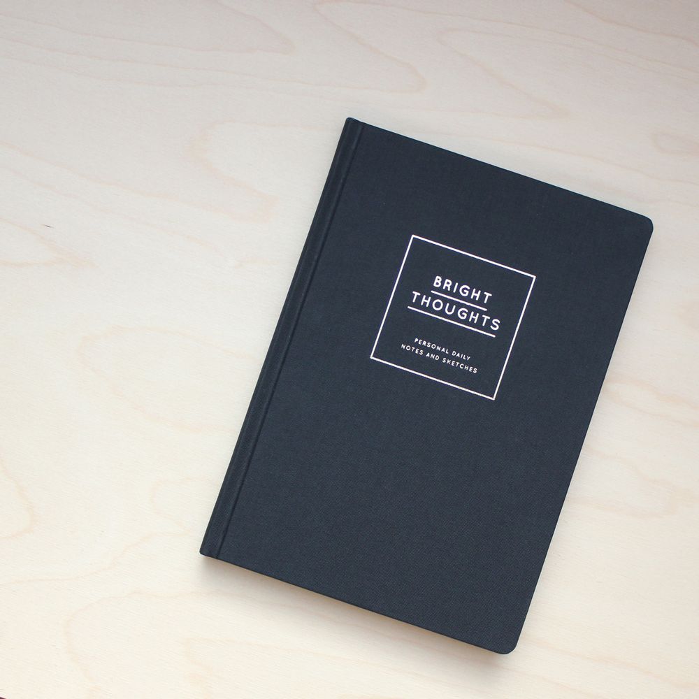 Stationery - Diary/Notebook Hardcover – Bright Thoughts - NAVUCKO.