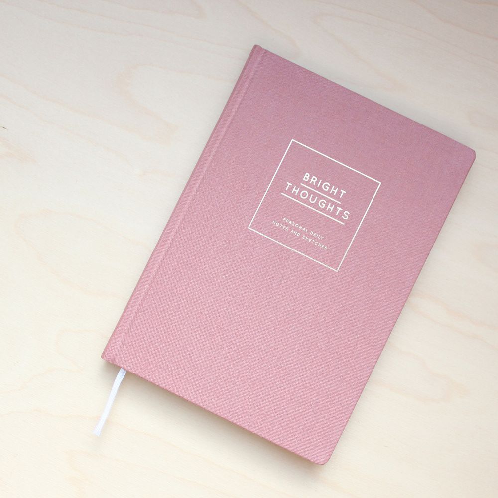 Stationery - Diary/Notebook Hardcover – Bright Thoughts - NAVUCKO.