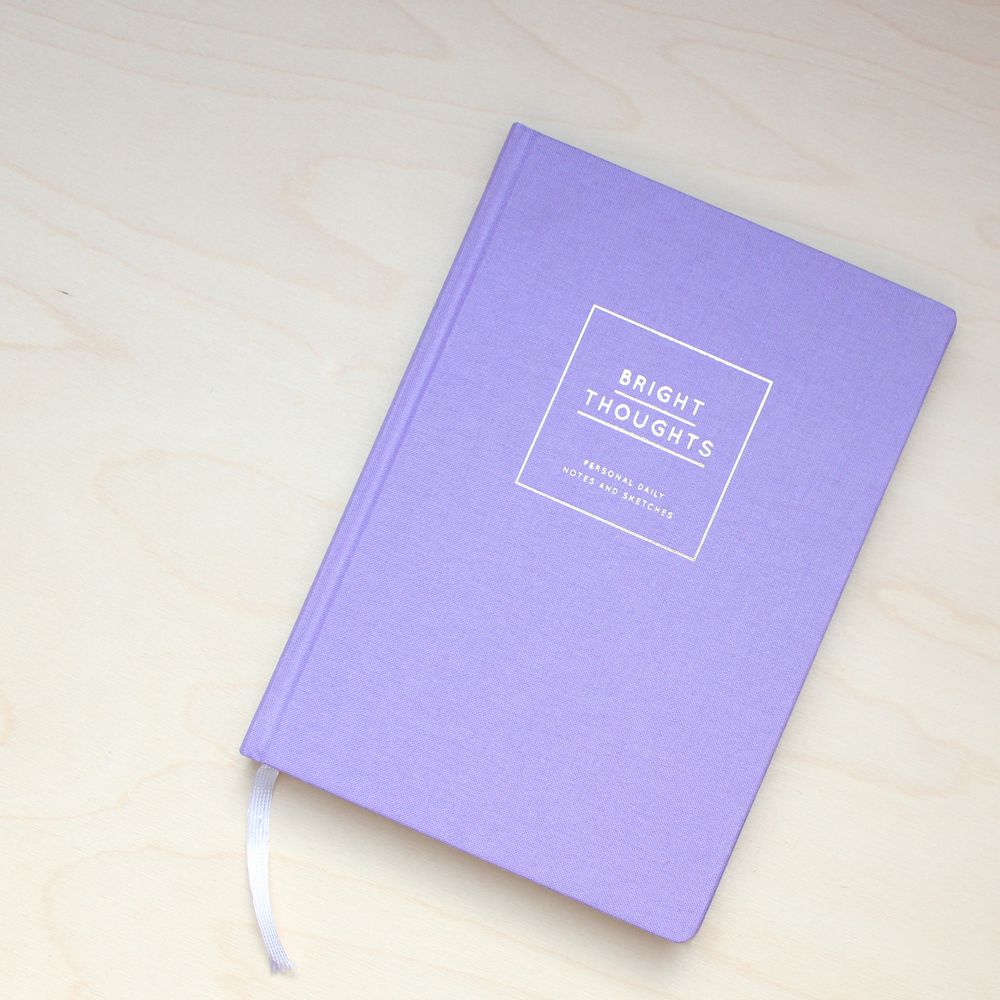 Stationery - Diary/Notebook Hardcover – Bright Thoughts - NAVUCKO.