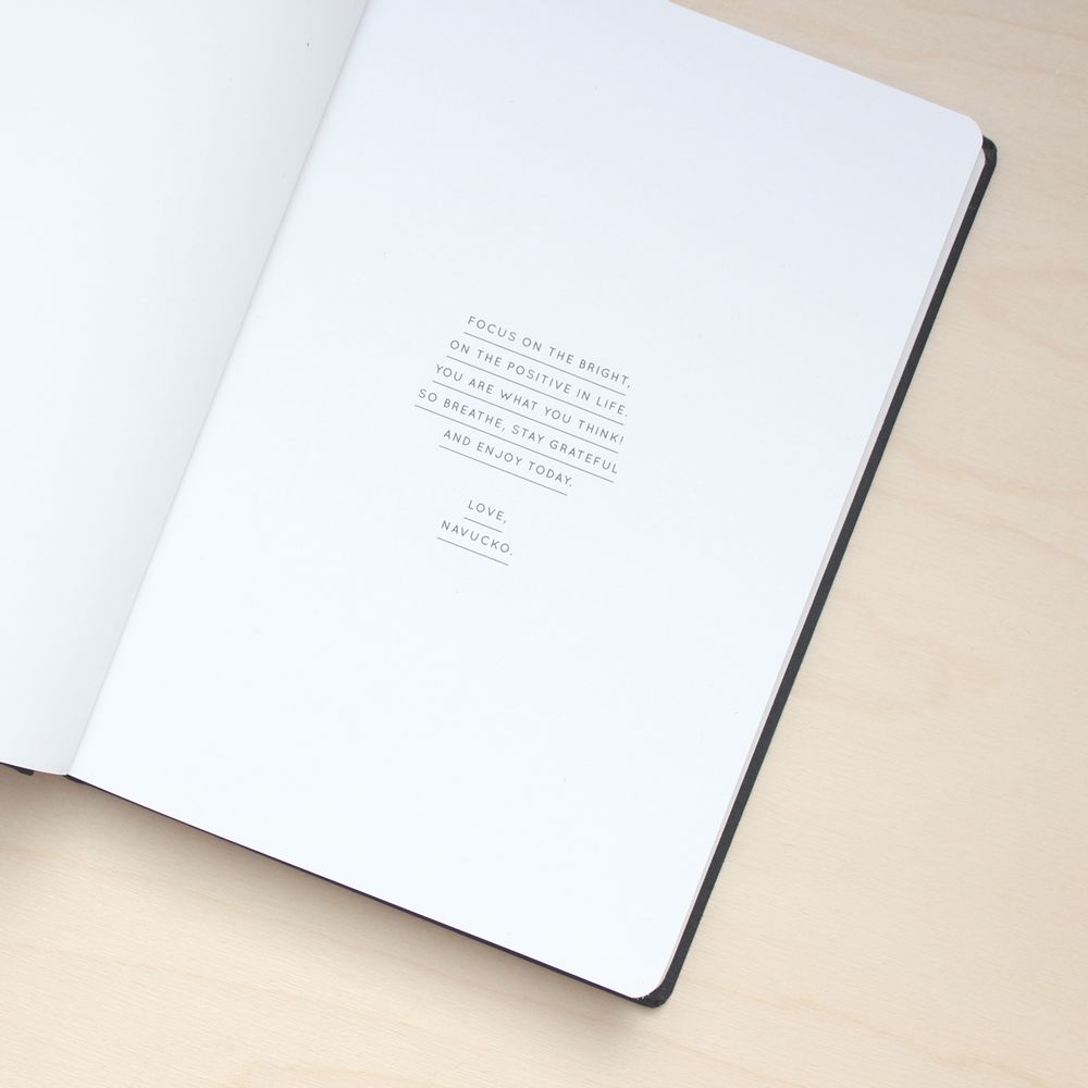Stationery - Diary/Notebook Hardcover – Bright Thoughts - NAVUCKO.