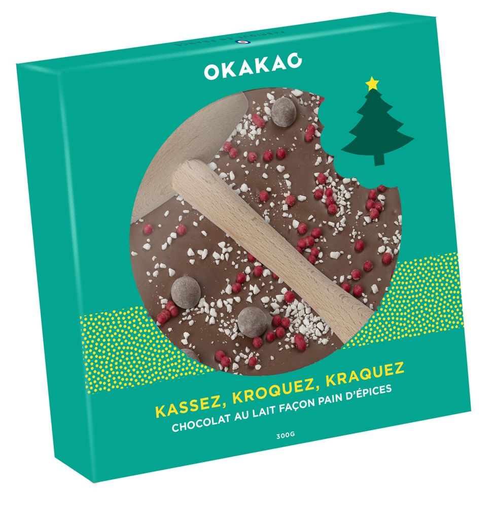 Chocolat - Les tablettes au maillet de Noël OKAKAO - MONBANA - OKAKAO