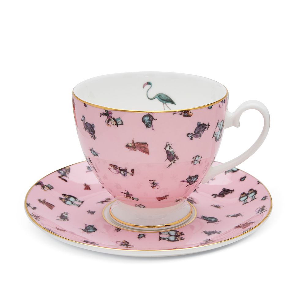Formal plates - Alice Chintz Teacup & Saucer - MRS MOORE'S VINTAGE STORE