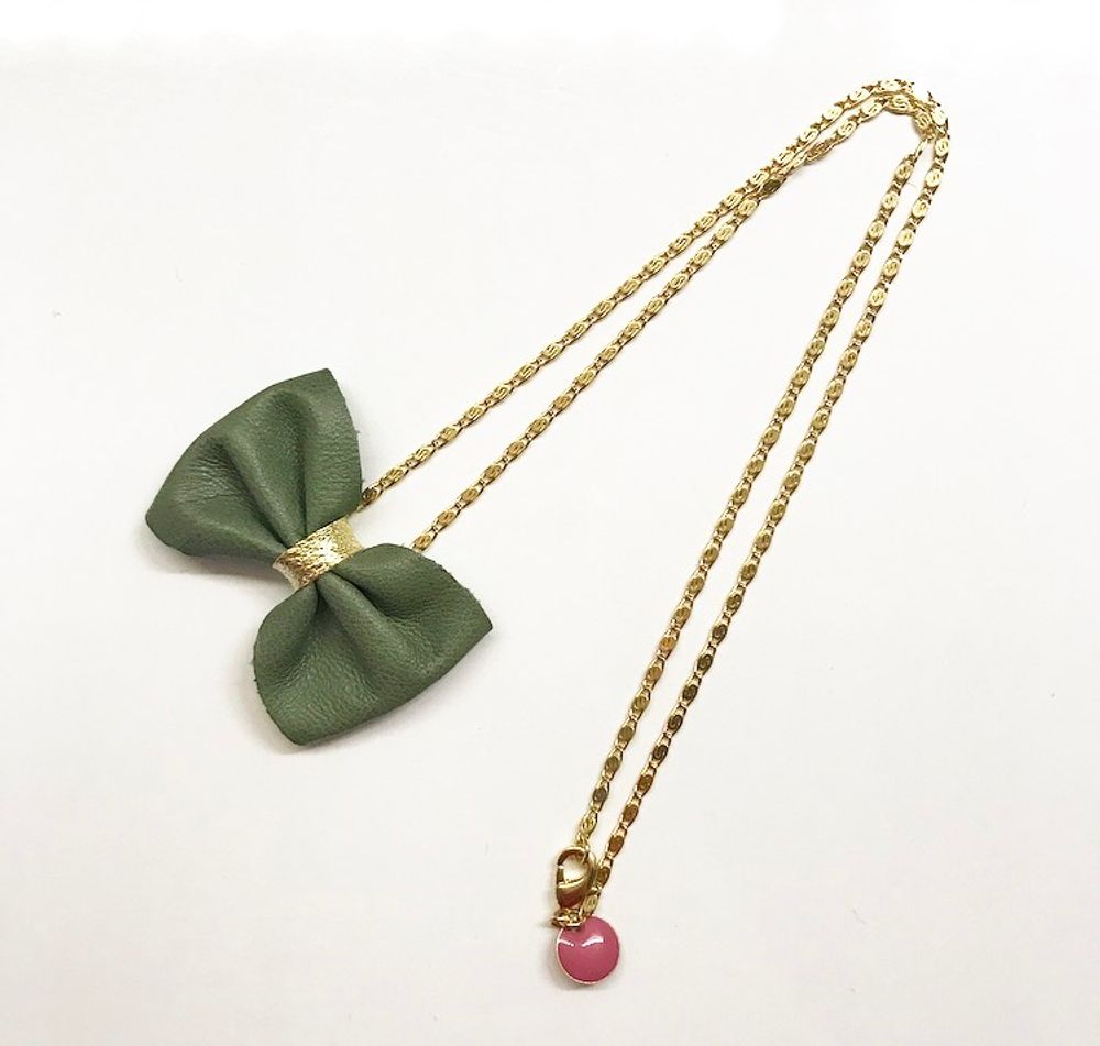 Jewelry - leather necklace - LITTLE MADAME