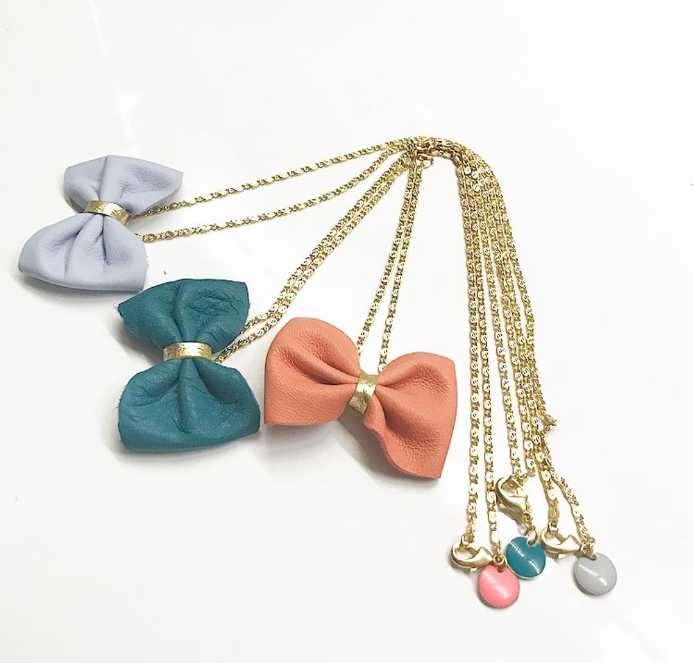 Jewelry - leather necklace - LITTLE MADAME