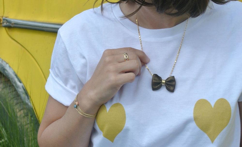 Jewelry - leather necklace - LITTLE MADAME
