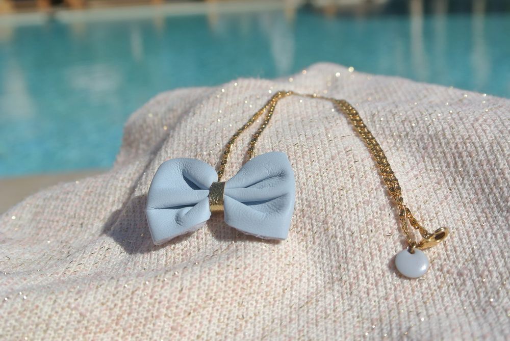 Jewelry - leather necklace - LITTLE MADAME