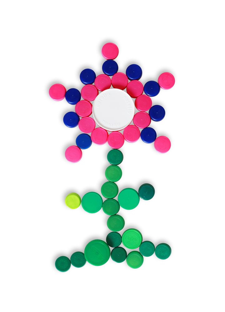 Loisirs créatifs pour enfant - boîte de 50 clips - Fleur - CLIP IT