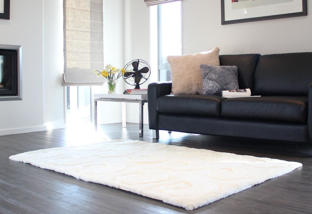 Tapis - Tapis de conception en laine courte - BOWRON SHEEPSKINS