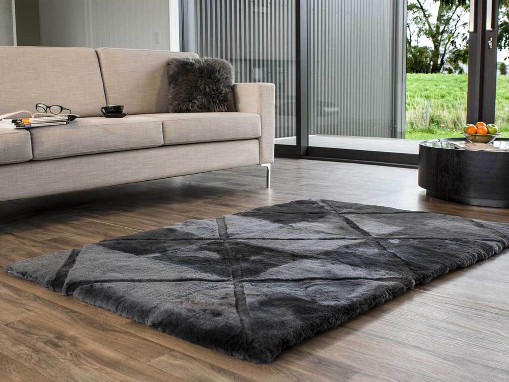 Tapis - Tapis de conception en laine courte - BOWRON SHEEPSKINS