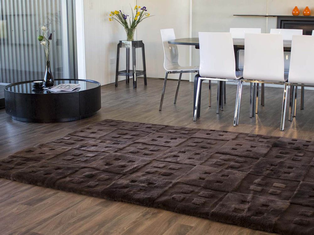 Tapis - Tapis de conception en laine courte - BOWRON SHEEPSKINS