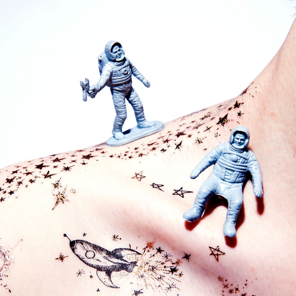 Cosmétiques - PAPERSELF  Galaxy Temporary Tattoos - PAPERSELF