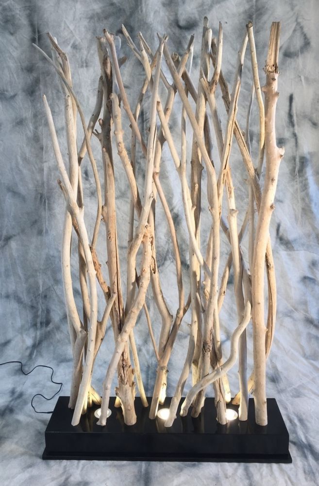 Objets de décoration - Paravent éclairé en branches de bouleaux - DECO-NATURE