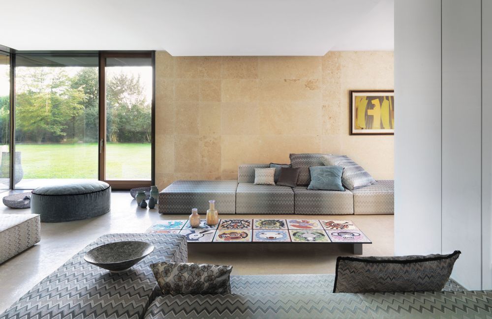 Tissus d'ameublement - SILVERSPRINGTIME - MISSONI HOME