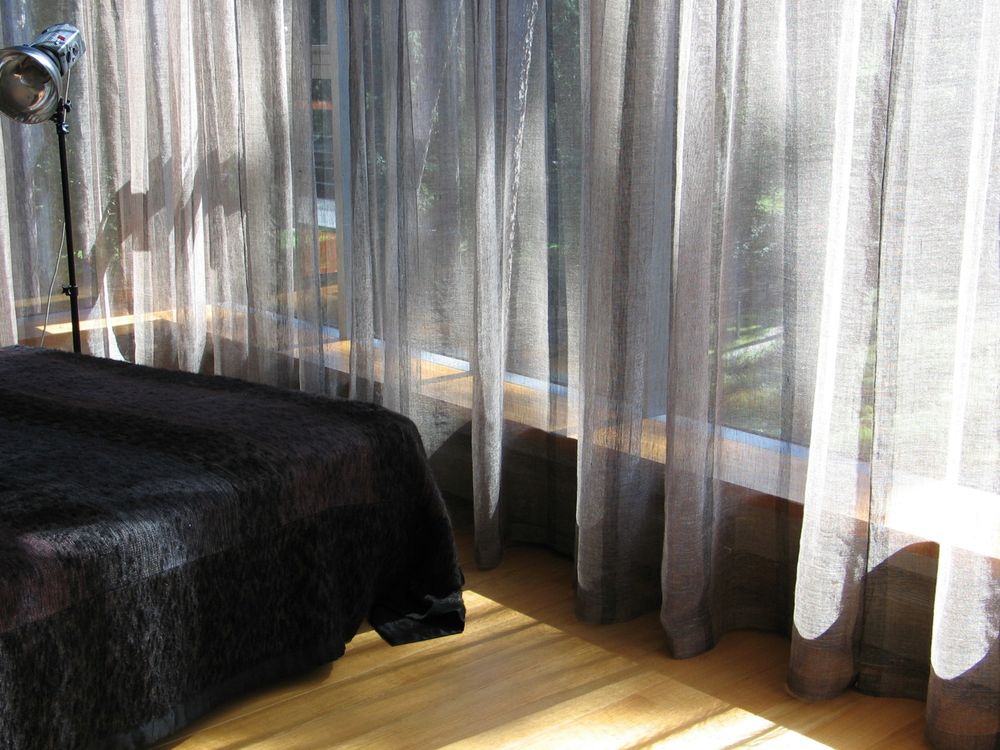 Curtains and window coverings - 100% HANDCRAFTED LINEN CURTAINS - STUDIO NATURAL