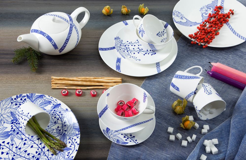Formal plates - Evergreen Blues - ELINNO