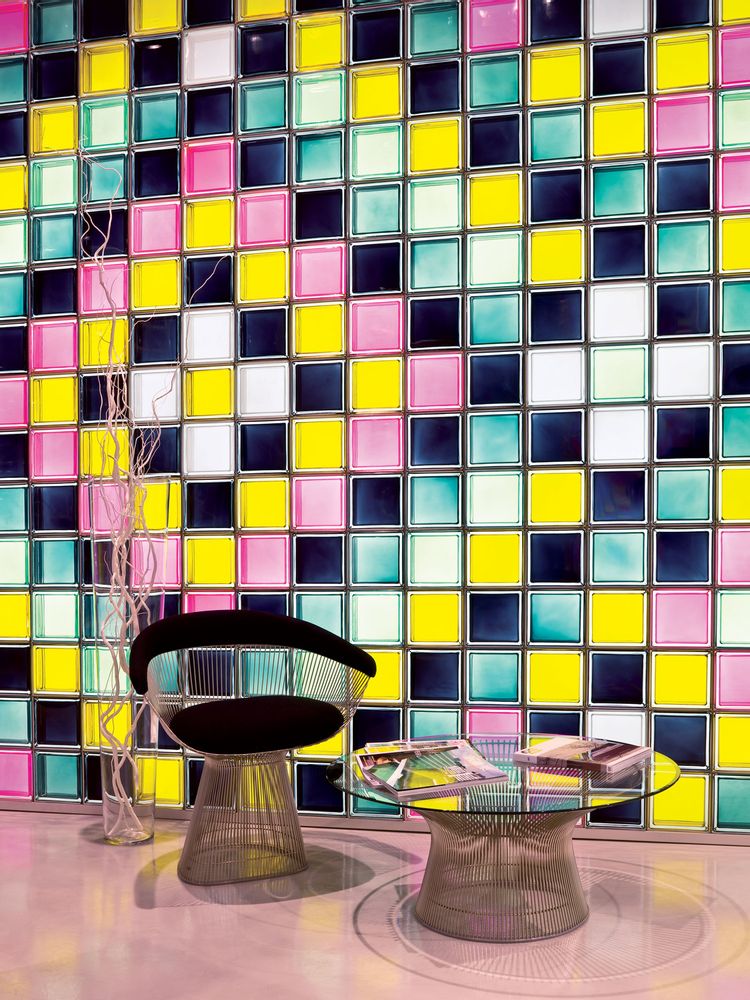 Wall panels - Mendini glassblocks - SEVES GLASSBLOCKS