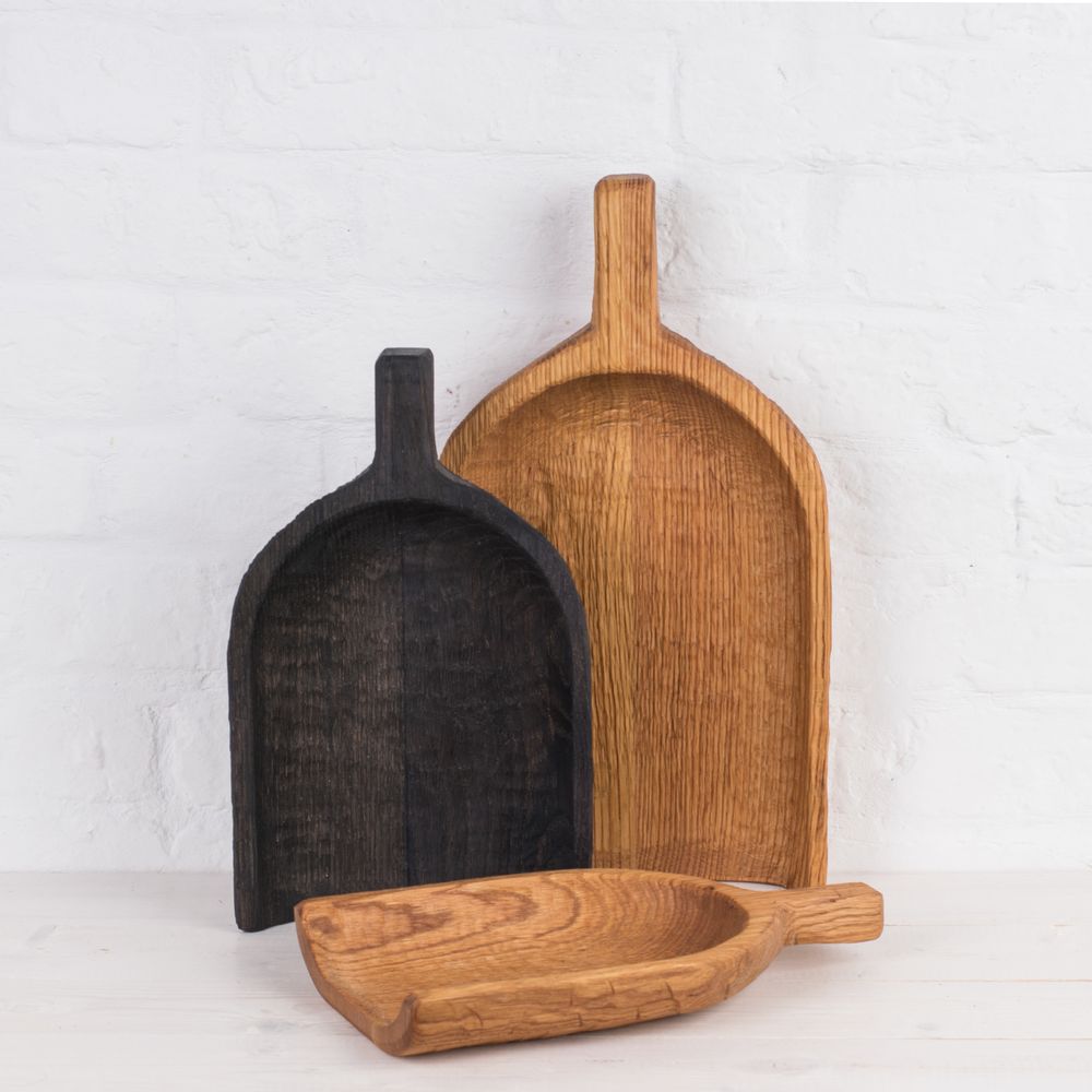 Design objects - MEDIUM PLATTER WITH HANDLE - FUGA