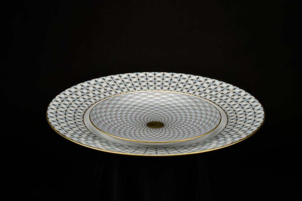 Assiettes de réception - Assiettes collection "Jardin de Provence" - EDITION PORCELAINE LIMOGES