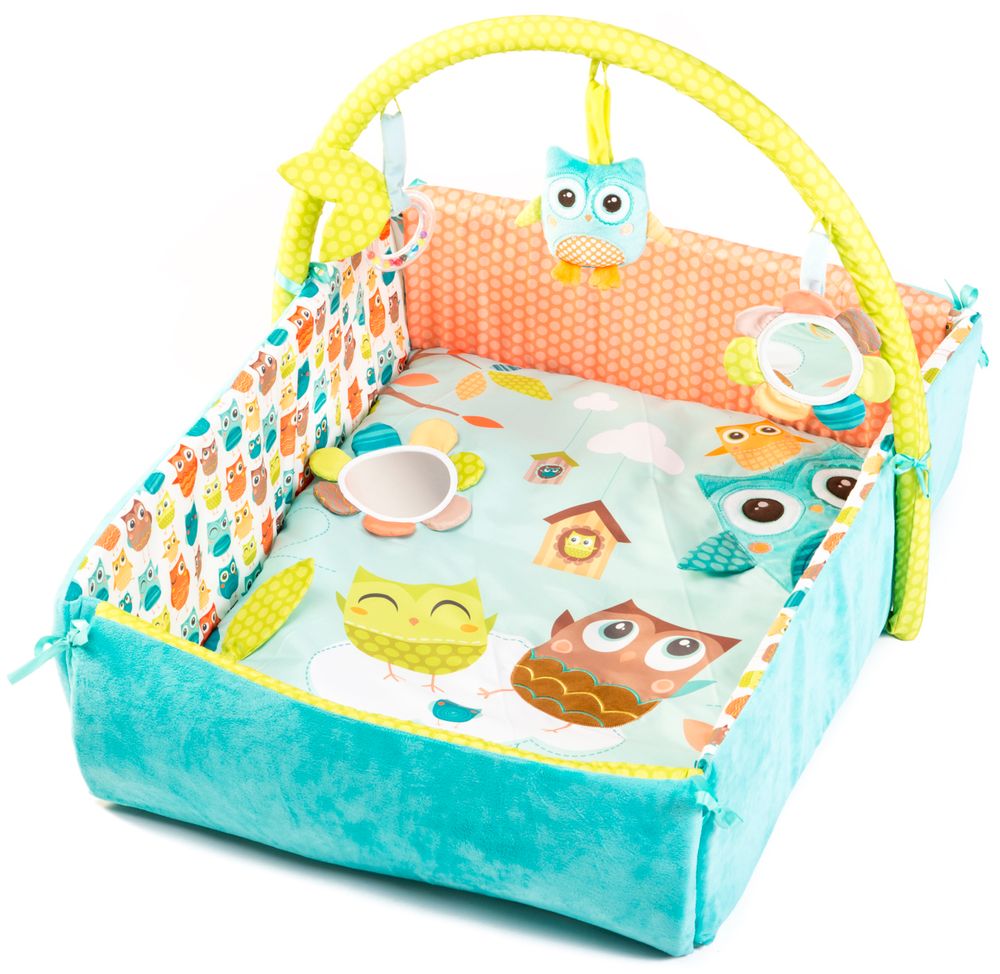 Jouets enfants - PLAYFULLW OWL PLAYMATT - EUREKAKIDS