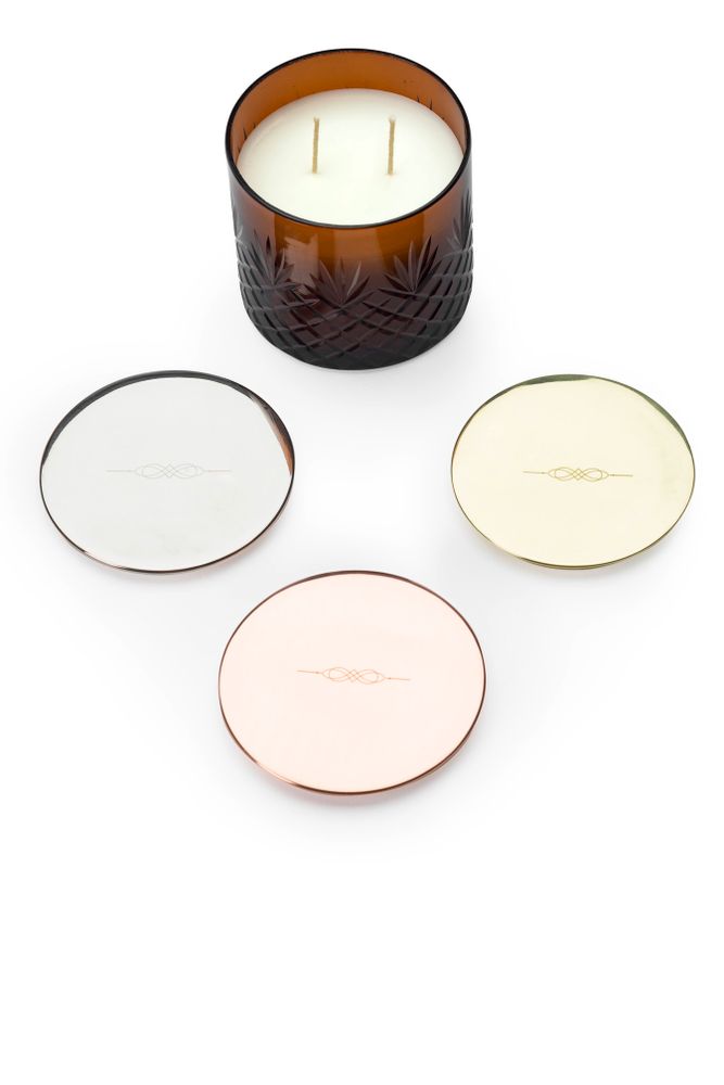 Bougies - Mini Brown Cut Glass - NYKS
