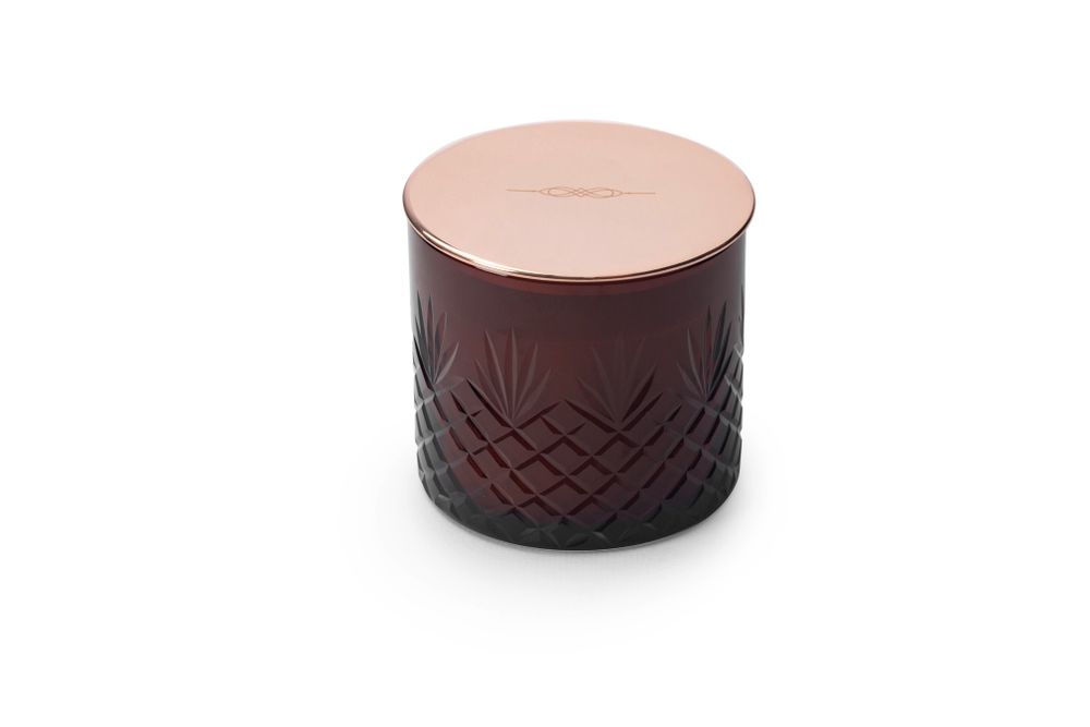 Bougies - Mini Brown Cut Glass - NYKS