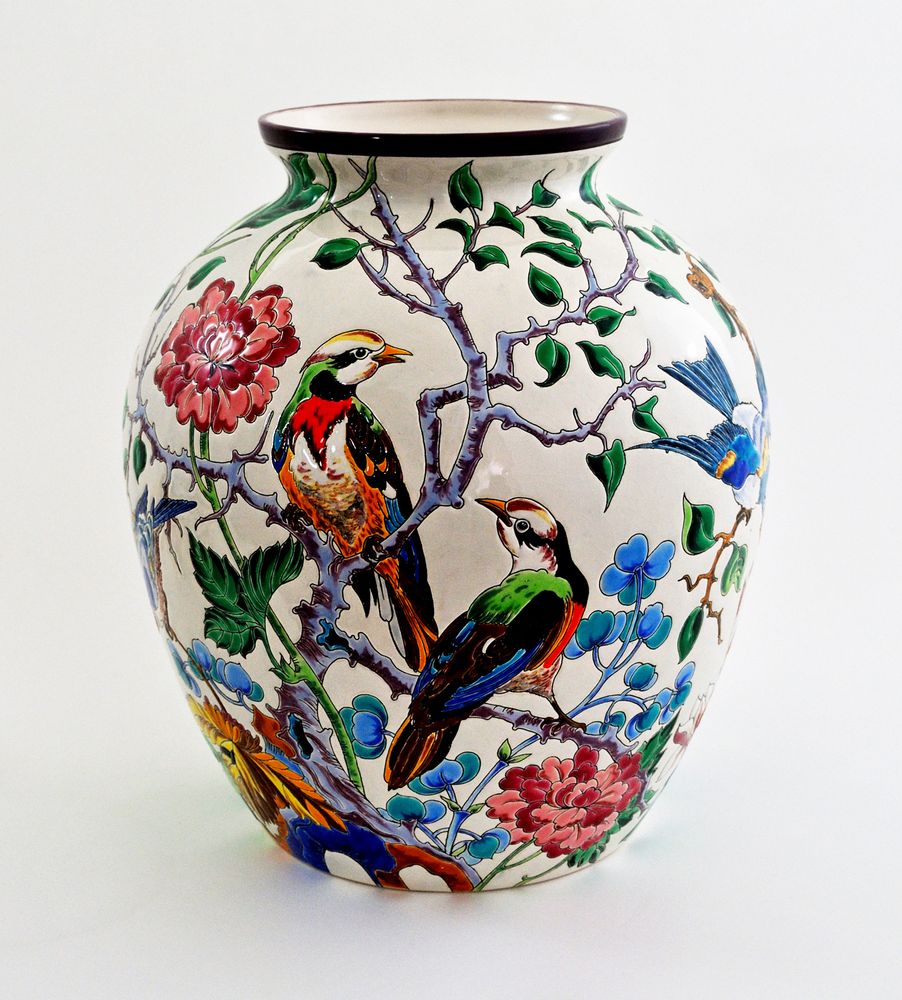 Ceramic - Dany Vase “Quietude” - MANUFACTURE DES EMAUX DE LONGWY 1798