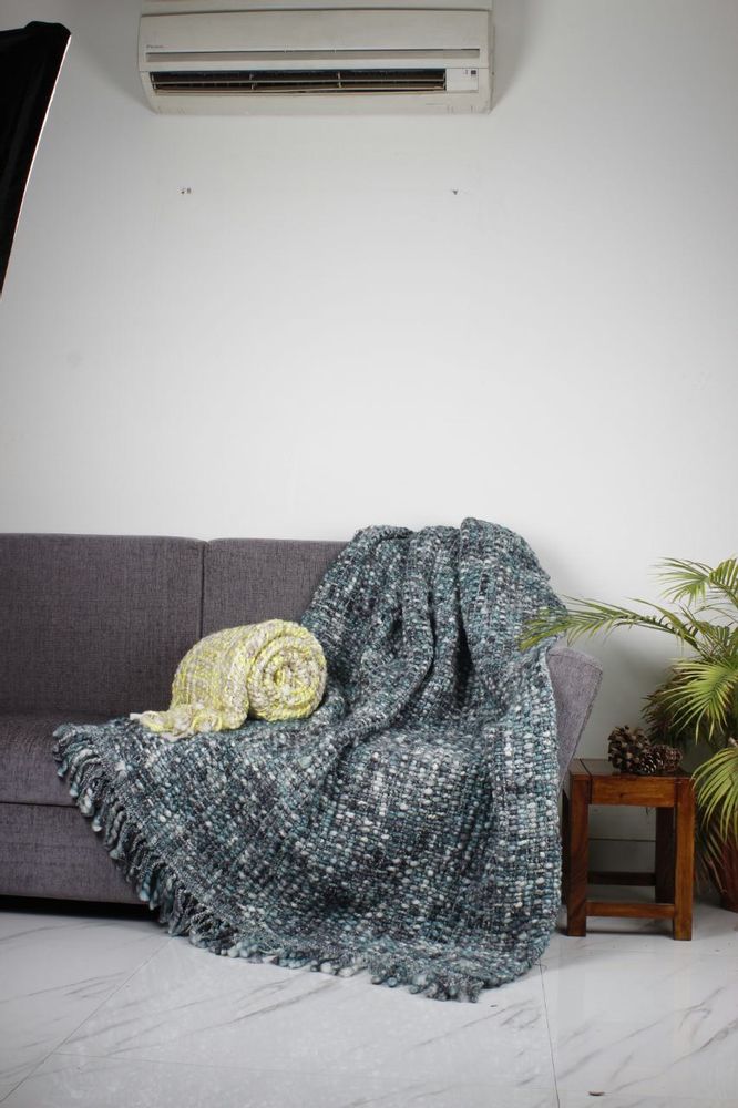 Plaids - CHUNKY ROPE THROW - SHARCO INTERNATIONAL