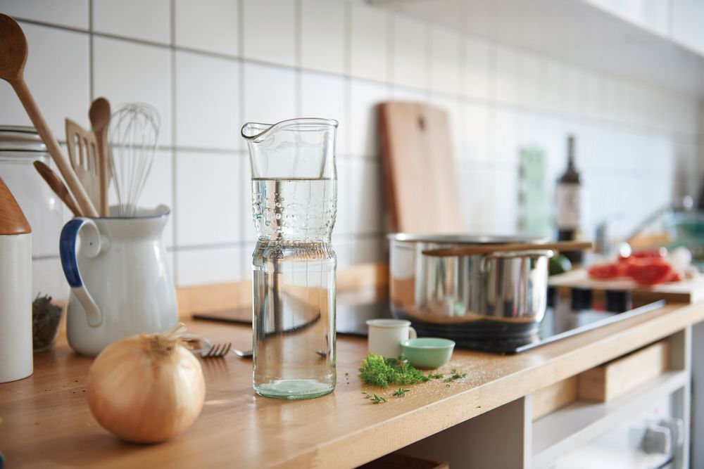 Art glass - SAMESAME No. 02 glass carafe - SAMESAME - UPCYCLED GLASS PRODUCTS