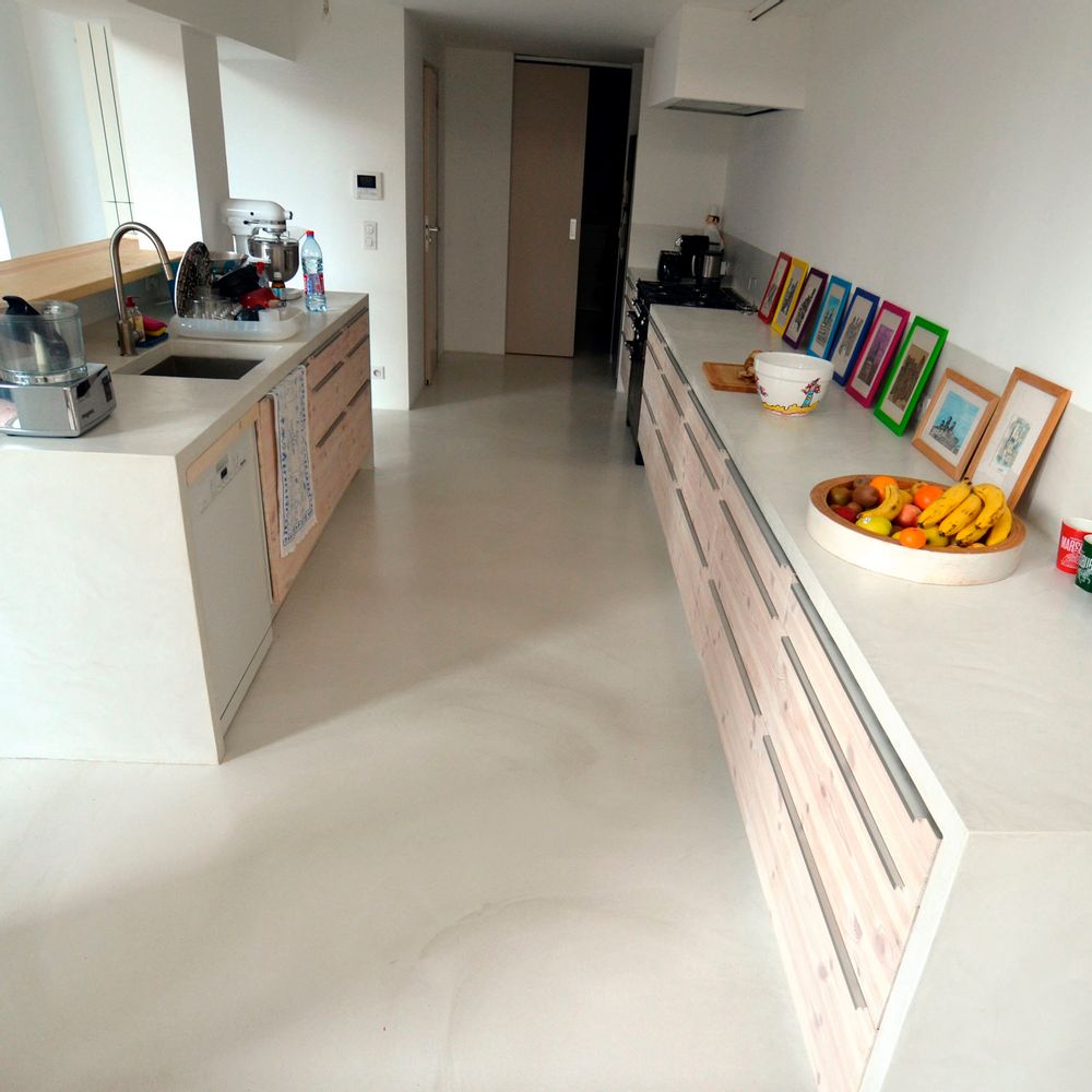 Revêtements sols intérieurs - Revêtements décoratifs pour planchers poulés - MERCADIER TEINTES ET MATIÈRES