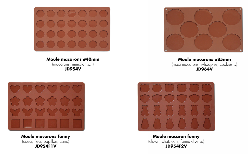 Molds - Macaron's range - DAUDIGNAC