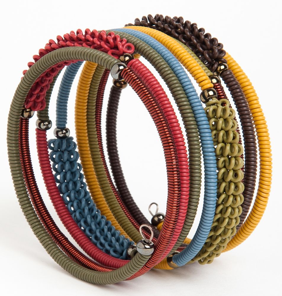 Jewelry - BRACELET "SPIRAL COMBO" IN TELEPHONE WIRE - MAHATSARA