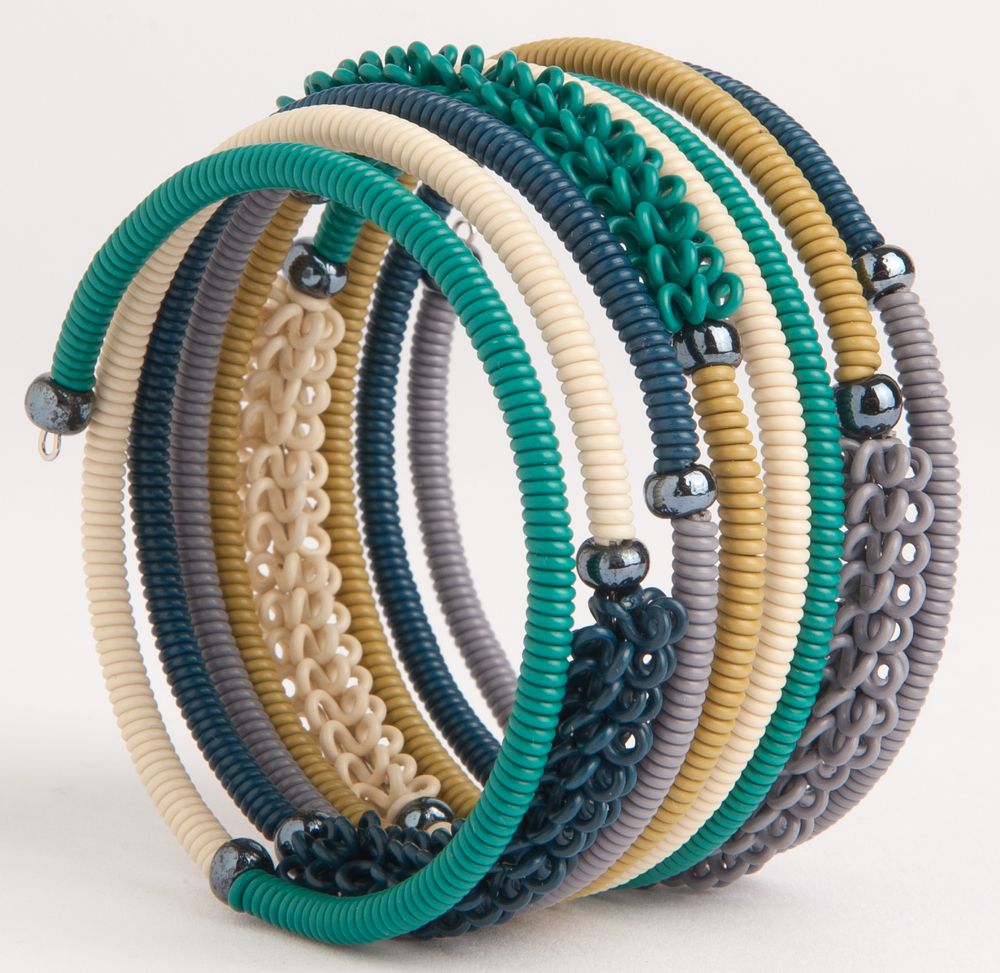 Jewelry - BRACELET "SPIRAL COMBO" IN TELEPHONE WIRE - MAHATSARA