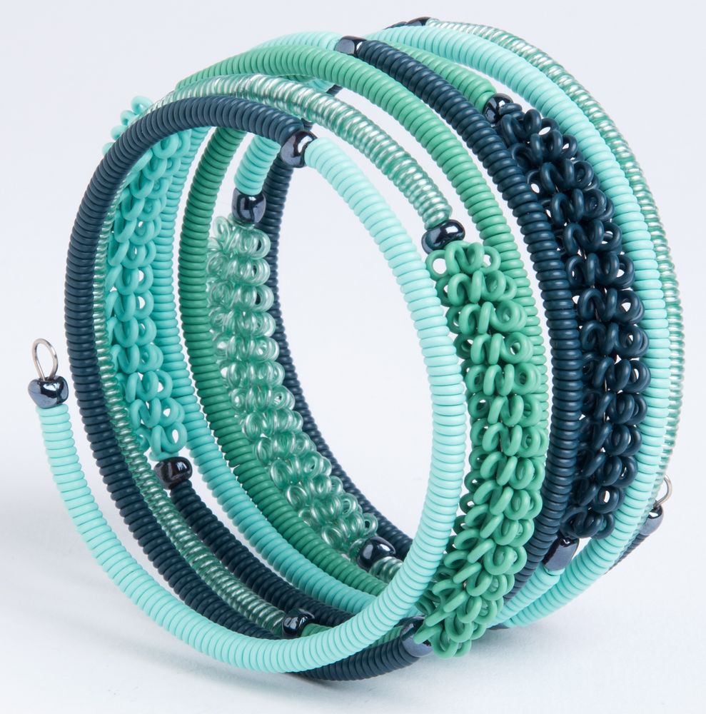 Jewelry - BRACELET "SPIRAL COMBO" IN TELEPHONE WIRE - MAHATSARA